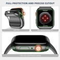 thumbnail image 2 of Tianle 3 Pack Compatible with Apple Watch Case 41mm,Soft High Sensitivity TPU Cover for Apple Watch Screen Protector 41mm with Anti-Fall Bumper Protective for iWatch Series 8/7 Black/Clear/Silver, 2 of 7