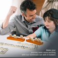 thumbnail image 2 of Dominos Set for Adults with 4 Domino Racks - Double 6 Dominoes Set with Domino Holder, Classic Board Games for Kids and Adults - Double Six Standard Dominos Se, 2 of 8