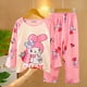 thumbnail image 3 of Pijamas de anime Sanrio para niños Kuromi Cinnamoroll Melody de manga larga Kawaii para niños, ropa de casa de estilo fino de verano para niños y niñas, 3 of 5