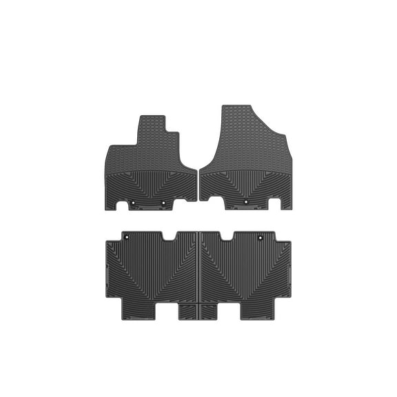 WeatherTech All-Weather Floor Mats compatible with 2011-2017 Honda Odyssey - 1st & 2nd Row, Black