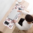 thumbnail image 3 of Long Mouse Pads for Desk,White Cow Milk Strawberry Pattern Desk Mats on Top Of Desks, Desk Mouse Pad Extra Large with 3mm Non-Slip Base and Stitched Edge for Gaming,Office,Work,Home 31.5"x11.8", 3 of 6
