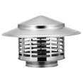 thumbnail image 3 of OULII Stainless Steel Chimney Cap Cover for Outdoor Chimney Protection and, 3 of 8