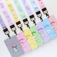 thumbnail image 2 of Bolsa de cuello colgante de Hello Kitty Melody Kulomi, funda protectora de identificación de Pvc con cordón, portatarjetas de Anime, Sanrio, estudiantes, Campus, regalos, nuevo, 2 of 4