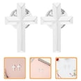 thumbnail image 2 of 12 alfileres de aleación con forma de cruz para joyería, accesorios de bricolaje, broches con forma de cruz, broches para suéter, broches para sombreros, joyería, decoración única para solapas., 2 of 4