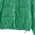 thumbnail image 4 of Cutuoiiu Women's Solid Color Plaid Pocket Jacket Button Quilted Jackets Long Sleeved Jacket Gifts, 4 of 7