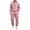 Pink, variant on MXALUOB Tracksuit Set for Men Athletic 2 Piece Outfits Full Zip Hoodie & Elastic Waist Cargo Jogger Pants Set Workout Running Sweatsuit