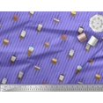 thumbnail image 3 of Soimoi Rayon Fabric Stripe & Drinks Summer Designs Print Fabric by Yard 42 Inch Wide, 3 of 3
