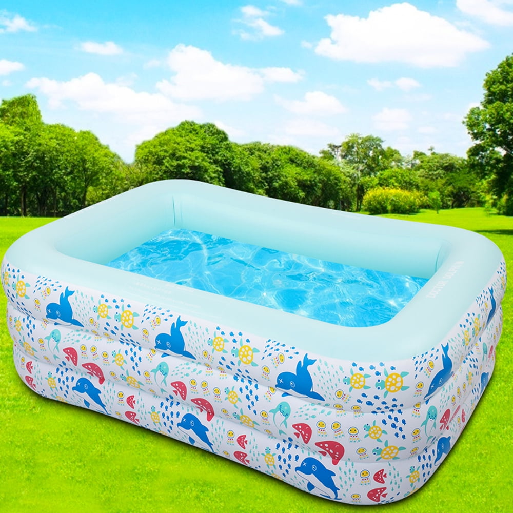 rectangle inflatable pool walmart