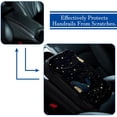 thumbnail image 5 of Constellation 12.5x8.2 Inch Soft Comfortable Furry Printed Car Armrest Cover Pad Mat, 5 of 6