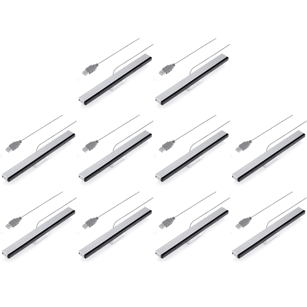 Barra Sensores Reemplazo USB Remotos Infra Wi para Wii/Wii U Rojo