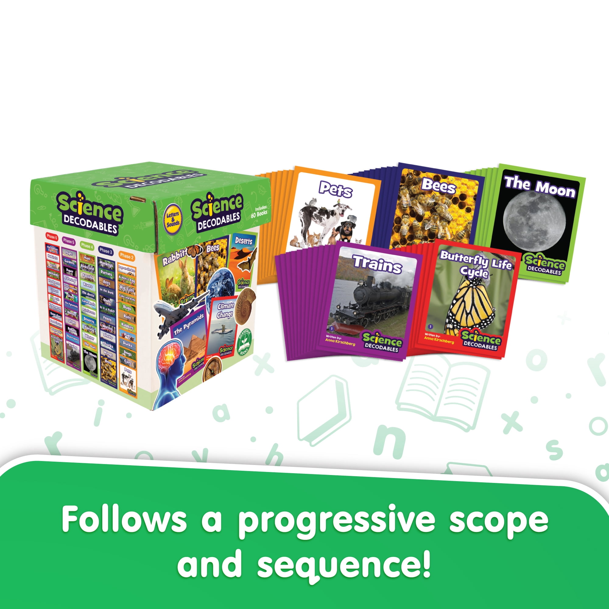 Junior Learning Science Decodables Non-Fiction Boxed Educational Learning Set