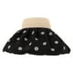 thumbnail image 2 of KAKOWELY Sombrero con visera para mujer, sombrero grande de ala ancha, sombrero plegable de verano con visera para niña, 2 of 5