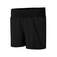 thumbnail image 2 of Hanes Girls` Jersey Short, M, Black, 2 of 3