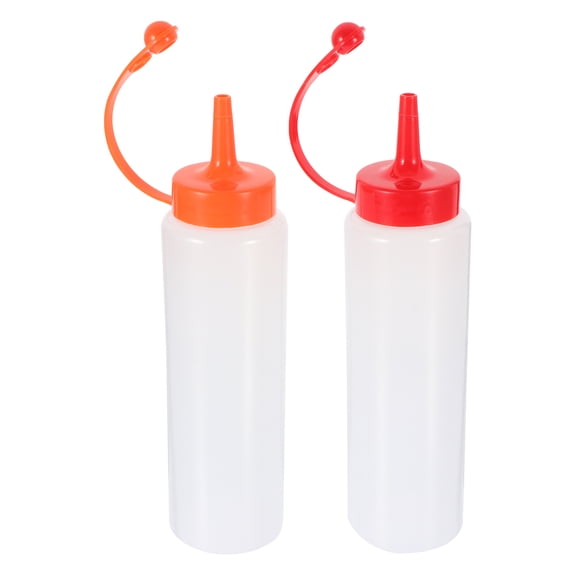LOLIPPYY Transparent Dipping Sauce Containers for Kitchen and Banquet, 2-Pack, 1.97 x 1.97 x 8.27 Inches