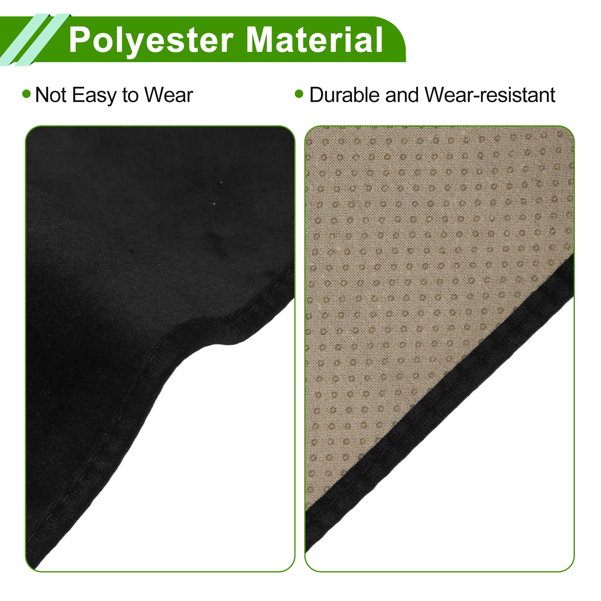 Unique Bargains Dash Cover for Kia K4 2025 Dashboard Anti-Slip Flannel Black