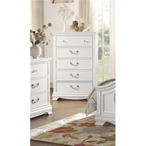 Home Elegance 2039W-9 48 x 17 x 32 in. Lucida Chest - White