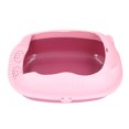 thumbnail image 4 of Caja De Arena Para Gatos, Resistente Para Evitar Salpicaduras, Práctica Caja De Arena Semicerrada, Suficiente Espacio Para Gatos Para Mascotas Pequeñas Para Perros, 4 of 7
