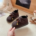 thumbnail image 2 of REDARER Lace Up Casual Sneakers, Retro Shoes with Beaded Charm, Versatile Everyday Wear for Autumn Fall,Size:2.5-3 Years, 2 of 4