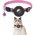thumbnail image 1 of Collar reflectante para gatos, collar ajustable para gatitos con cierre de seguridad y cascabel, collar de rastreo GPS para gatos JFHHH pequeña, 1 of 4