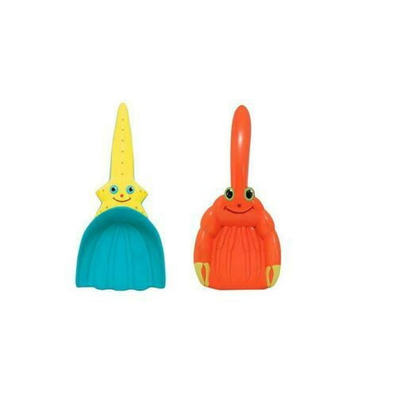 Bundle of 2 |Melissa & Doug Sunny Patch Shovel Scoop (Cinco Starfish & Clicker Crab)