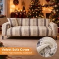 thumbnail image 4 of CJC Stretch Sofa Cover Thick Non Slip Couch Sofa Slipcover Furniture Protector with 1 Pillowcase for Kids Dogs Cats Pets (4-Seater, Gray), 4 of 18