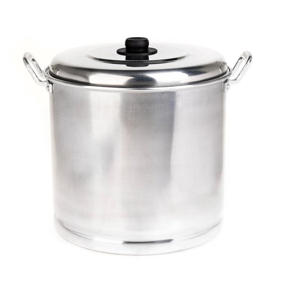 Vaporera Vasconia 26 Litros de Aluminio con Tapa plateado