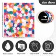 thumbnail image 5 of Yayeee Magnetic Dishwasher Cover for The Front Decoration Home Kitchen Machine Sticker Protector, White Colorful Circles, 5 of 6
