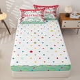 thumbnail image 4 of Homewish Kids Baseball Sport Zipper Twin Comforter Sets with Fitted Sheet and 2 Pillowcases,Teens Ball Gamer Zipper Bedding Set For Ice Cream Baseball Lover,Reversible,4 Pieces, 4 of 7