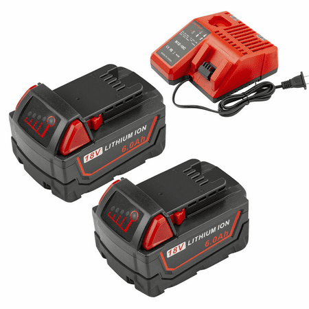 

1×M12-M18 charger+2×6.0Ah battery For Milwaukee