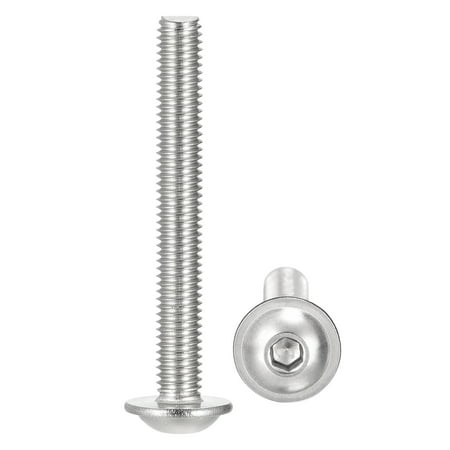 

Uxcell M5 x 40mm 304 Stainless Steel Flanged Button Head Socket Cap Screws 50 Pack