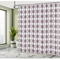 thumbnail image 5 of Ambesonne Mauve Shower Curtain, Eastern Mosaic Quirky, 69"Wx84"L, Pale Green Pale Grey, 5 of 5