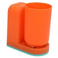 thumbnail image 1 of Soporte De Taza De Cepillo De Dientes, Organizador De Cepillo De Dientes Montado En La Pared Multipropósito Con Taza Para El Baño, 1 of 7