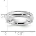 thumbnail image 3 of Sterling Silver 5mm Milgrain Comfort Fit Band (Size 10) Made In United States qcfm050-10, 3 of 5