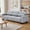 Gray, variant on Asofer Sleeper Sofa Bed, Modern Pull Out Couch, 3 in 1 Convertible Loveseat Couch with Pockets for Apartment Office, Dark Gray