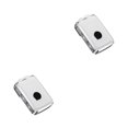 thumbnail image 4 of Speravity Estuche de cuero para llave de 3 botones para automóvil Protector de cubierta para llaves de vehículo Automóvil Blanco Caso 2piezas, 4 of 6