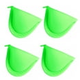 thumbnail image 2 of Queroig 4Pcs Silicone Oven Mitts Heat Resistant Kitchen Mittens Pinch Mitts Anti-Scald Silicone Potholders Non-Slip Cooking Mitts Versatile Mini Oven Mitts, 2 of 7