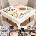 thumbnail image 6 of Classic Boho Style Multi-Purpose Rubber Table Cover 31.5x31.5 Inch Mahjong Game Mat Features Non-Skid Grip for Stability and Noise Dampening for Cards, 6 of 7