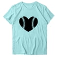thumbnail image 1 of Blusas de Manga Corta para las Mujeres Divertido Impreso Cuello Redondo Tee, Vintage Humor Gráfico Blusas de Primavera para las Mujeres, 1 of 3