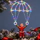 thumbnail image 5 of Luces de paracaídas navideñas, adorno para árbol de Navidad, artesanía portátil, LED decorativo luz de color, 5 of 8