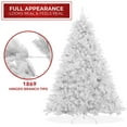 thumbnail image 2 of 7.5FT White Spruce Artificial Holiday Christmas Tree with Sturdy Metal Stand, 2 of 7