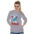 thumbnail image 4 of Hefty Smurf American Muscle USA Long Sleeve TShirt Men Women Brisco Brands S, 4 of 6
