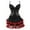 Brick Red, variant on Clothing Womens Corset Dresses Bustier Skirt Tutu Gothic Lace Set Strapless for Elegant