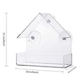 thumbnail image 1 of stanreset Clear Acrylic Bird Feeder Window Bird Feeders with Strong Suction Cups for Outside Window, 1 of 6