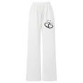 thumbnail image 4 of Gelikeya Girls Bowknot Baggy Sweatpants Oversized Wide Leg Sweatpants Cute Wide Straight Leg Sweat Pants Teen Girl's Fashion, Black & 8-9 Years, 4 of 9