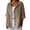 Z1-Khaki, variant on Linen Button down Shirt Women Fashion Casual Comfortable Shirt with 3/4 Length Sleeves Womens Tops Beige L