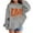 Grey, variant on LIUYUNNN Kids Girls Sports Shirt Boy First Day Of School Casual Hoodie Pullover In My Preschool Shirt Kindergarten Hooded Sweatshirt With Pocket Suitable For Girls Boys Girl Hoodies, Size 5-6 Years