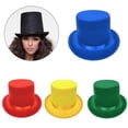 thumbnail image 4 of Dsseng Chapeau Plat pour Spectacles de Scène Chapeau HippiesCap Fedoras Chapeau de Fête Dansante Couvre-Chef, 4 of 13