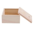 thumbnail image 3 of Unfinished Wooden ...7 Inches Wood Box with Slip Lid for Crafts,, 3 of 5