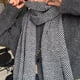 thumbnail image 5 of Bufanda de invierno para hombre, bufanda de punto suave, 5 of 5