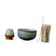 thumbnail image 4 of Juego de batidores Matcha, accesorio para de Matcha, soporte para batidor, cuchara de té, juego de té Matcha japonés, mesa para comedor en c Hilo y azul, 4 of 8